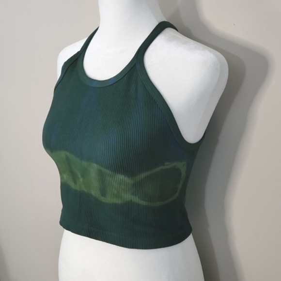 Nwot Free People Movement Happiness Runs Custom Tie Dye Crop Top - Picture 2 of 11